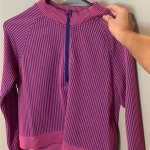 Lululemon Rest Less Cropped half zip